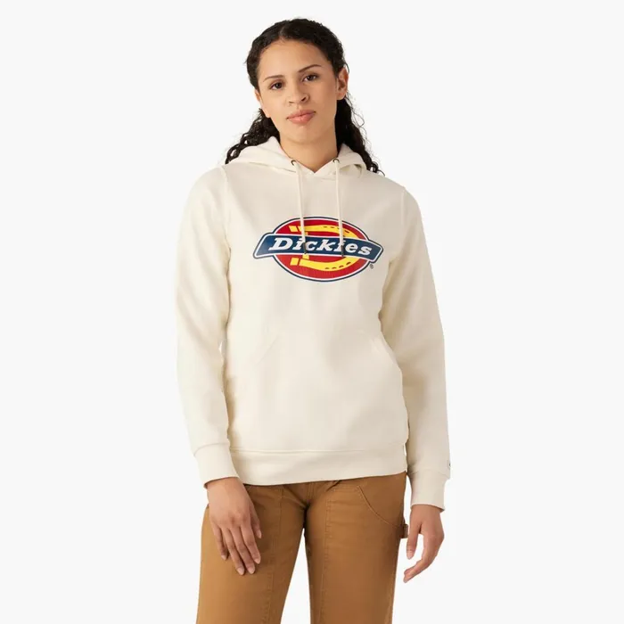 Dickies Hoodies and Sweatshirts Women039s Water Repellent Logo Hoodie Antique White Antique White aw 8211 Women Dickies Hoodies and Sweatshirts Women039s Water Repellent Logo Hoodie Antique White Antique White aw 8211 Women