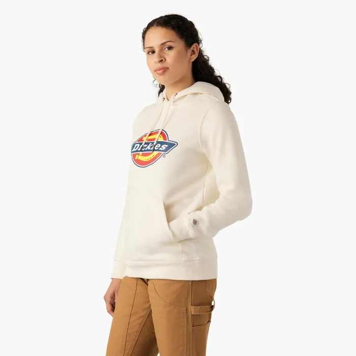 Dickies Hoodies and Sweatshirts Women039s Water Repellent Logo Hoodie Antique White Antique White aw 8211 Women Dickies Hoodies and Sweatshirts Women039s Water Repellent Logo Hoodie Antique White Antique White aw 8211 Women