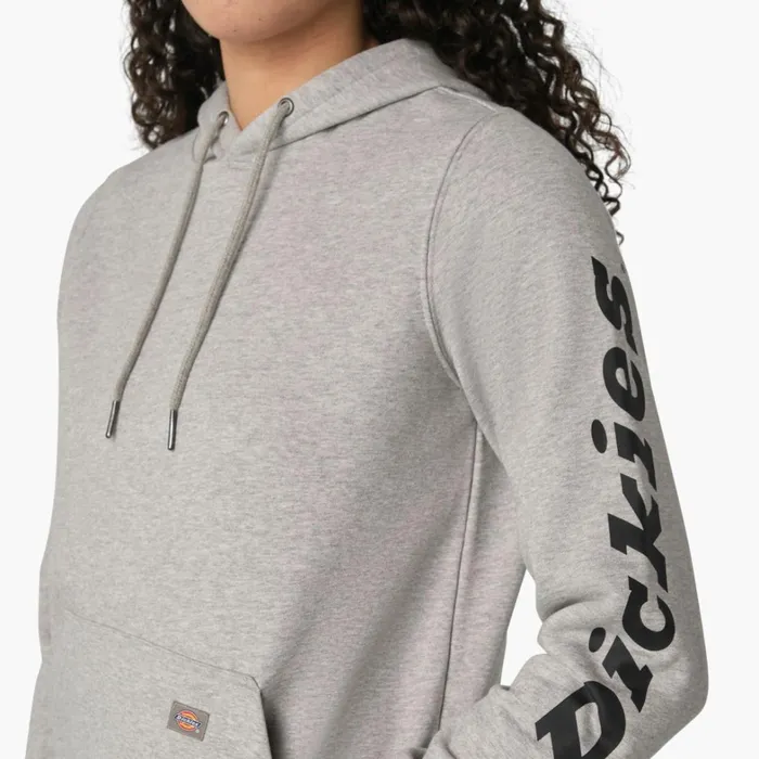 Dickies Hoodies and Sweatshirts Women039s Water Repellent Sleeve Logo Hoodie Heather Gray Heather Gray hg 8211 Women Dickies Hoodies and Sweatshirts Women039s Water Repellent Sleeve Logo Hoodie Heather Gray Heather Gray hg 8211 Women