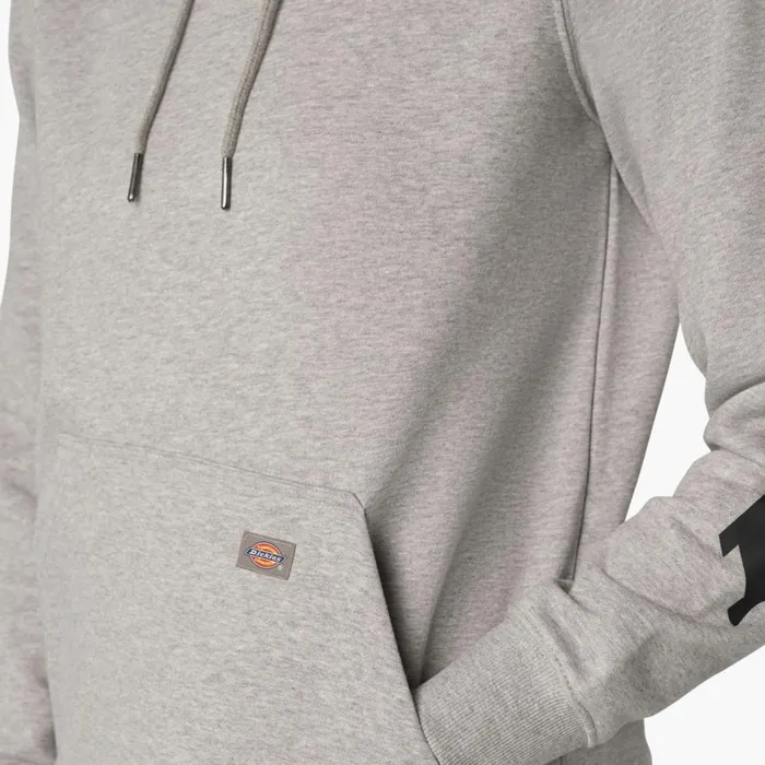 Dickies Hoodies and Sweatshirts Women039s Water Repellent Sleeve Logo Hoodie Heather Gray Heather Gray hg 8211 Women Dickies Hoodies and Sweatshirts Women039s Water Repellent Sleeve Logo Hoodie Heather Gray Heather Gray hg 8211 Women