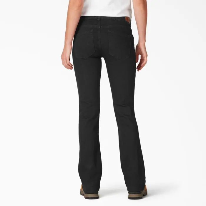 Dickies Jeans Womens Perfect Shape Denim Bootcut Jeans Rinsed Black Rinsed Black rbk 8211 Women Dickies Jeans Womens Perfect Shape Denim Bootcut Jeans Rinsed Black Rinsed Black rbk 8211 Women