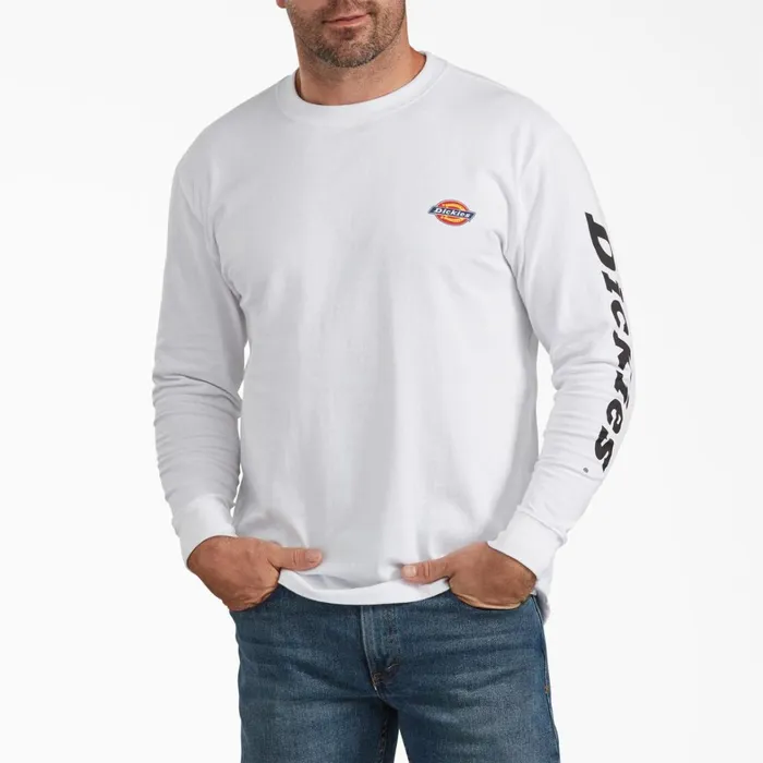 Dickies Long Sleeve TShirts LongSleeve Graphic TShirt White White wh 8211 Men Dickies Long Sleeve TShirts LongSleeve Graphic TShirt White White wh 8211 Men