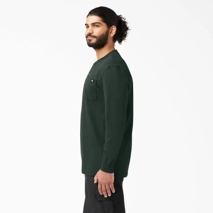 Dickies Long Sleeve Work Shirts Heavyweight Long Sleeve Henley TShirt Hunter Green Hunter Green gh 8211 Men Dickies Long Sleeve Work Shirts Heavyweight Long Sleeve Henley TShirt Hunter Green Hunter Green gh 8211 Men