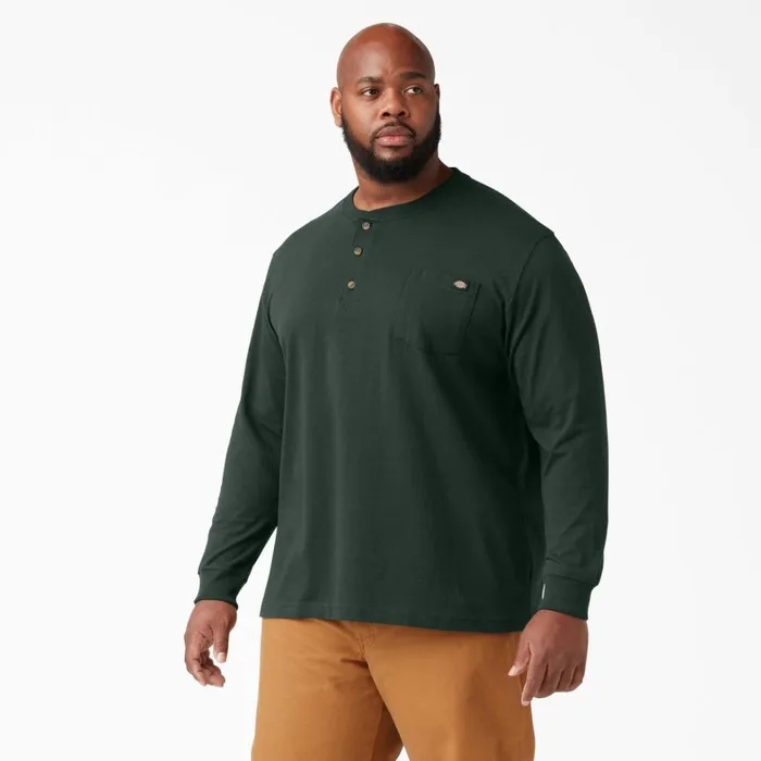 Dickies Long Sleeve Work Shirts Heavyweight Long Sleeve Henley TShirt Hunter Green Hunter Green gh 8211 Men Dickies Long Sleeve Work Shirts Heavyweight Long Sleeve Henley TShirt Hunter Green Hunter Green gh 8211 Men