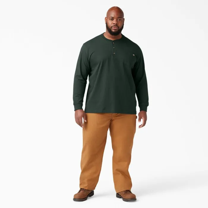 Dickies Long Sleeve Work Shirts Heavyweight Long Sleeve Henley TShirt Hunter Green Hunter Green gh 8211 Men Dickies Long Sleeve Work Shirts Heavyweight Long Sleeve Henley TShirt Hunter Green Hunter Green gh 8211 Men