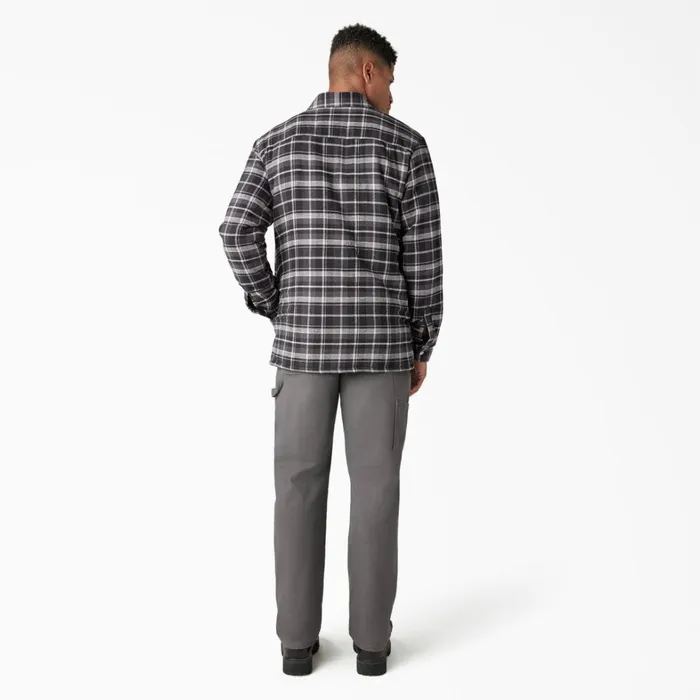 Dickies Outerwear Water Repellent FleeceLined Flannel Shirt Jacket CharcoalBlack Plaid Charcoalblack Plaid b1x 8211 Men Dickies Outerwear Water Repellent FleeceLined Flannel Shirt Jacket CharcoalBlack Plaid Charcoalblack Plaid b1x 8211 Men