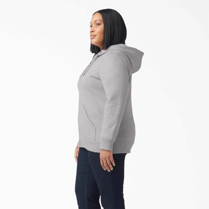 Dickies Outerwear Women039s Plus Heavyweight FullZip Hoodie Heather Gray Heather Gray hg 8211 Women Dickies Outerwear Women039s Plus Heavyweight FullZip Hoodie Heather Gray Heather Gray hg 8211 Women