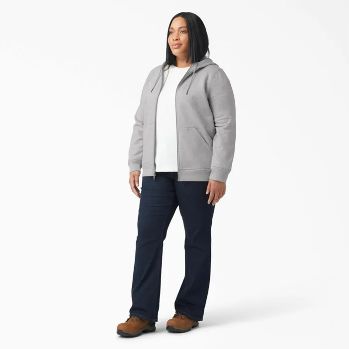 Dickies Outerwear Women039s Plus Heavyweight FullZip Hoodie Heather Gray Heather Gray hg 8211 Women Dickies Outerwear Women039s Plus Heavyweight FullZip Hoodie Heather Gray Heather Gray hg 8211 Women