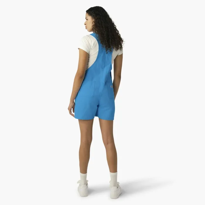 Dickies Overalls Women039s Relaxed Fit Duck Bib Shortalls Stonewashed Azure Blue Stonewashed Azure Blue swz 8211 Women Dickies Overalls Women039s Relaxed Fit Duck Bib Shortalls Stonewashed Azure Blue Stonewashed Azure Blue swz 8211 Women