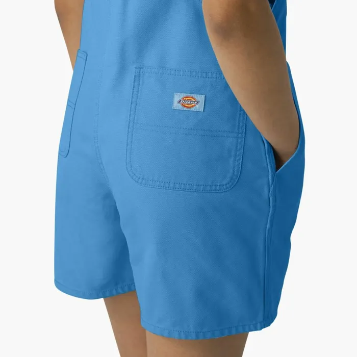 Dickies Overalls Women039s Relaxed Fit Duck Bib Shortalls Stonewashed Azure Blue Stonewashed Azure Blue swz 8211 Women Dickies Overalls Women039s Relaxed Fit Duck Bib Shortalls Stonewashed Azure Blue Stonewashed Azure Blue swz 8211 Women