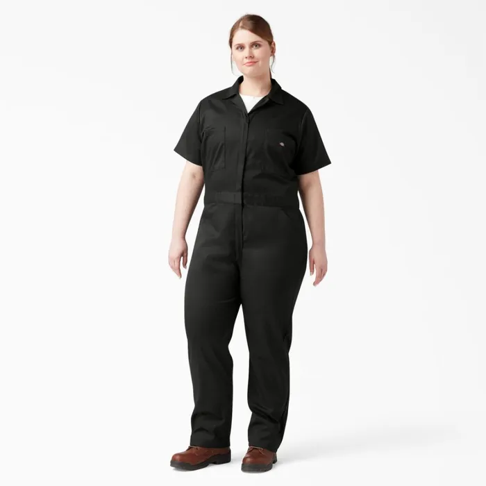 Dickies Painters Women039s Plus FLEX Cooling TempiQ Short Sleeve Coveralls Black Black bk 8211 Women Dickies Painters Women039s Plus FLEX Cooling TempiQ Short Sleeve Coveralls Black Black bk 8211 Women