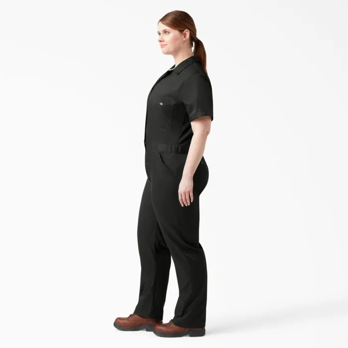 Dickies Painters Women039s Plus FLEX Cooling TempiQ Short Sleeve Coveralls Black Black bk 8211 Women Dickies Painters Women039s Plus FLEX Cooling TempiQ Short Sleeve Coveralls Black Black bk 8211 Women