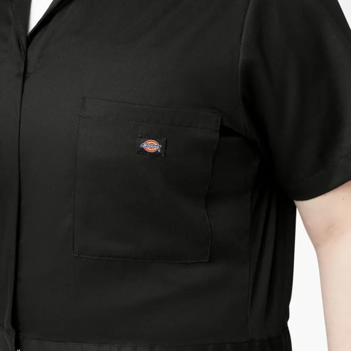 Dickies Painters Women039s Plus FLEX Cooling TempiQ Short Sleeve Coveralls Black Black bk 8211 Women Dickies Painters Women039s Plus FLEX Cooling TempiQ Short Sleeve Coveralls Black Black bk 8211 Women