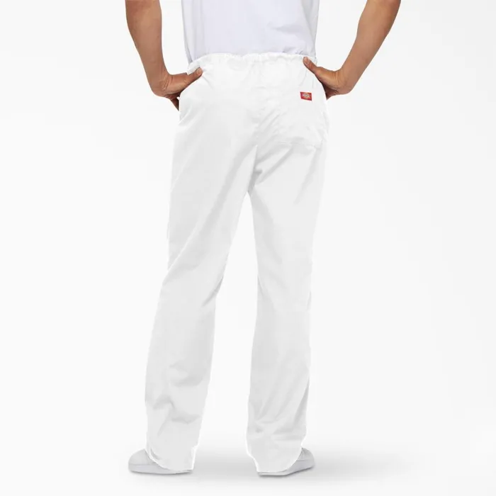 Dickies Scrubs Unisex EDS Signature Scrub Pants White White dwh 8211 Men Dickies Scrubs Unisex EDS Signature Scrub Pants White White dwh 8211 Men