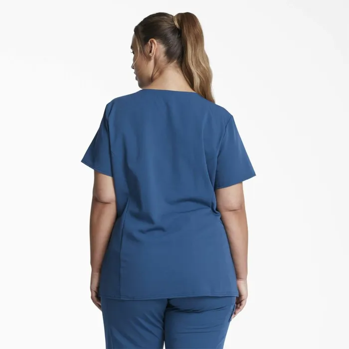 Dickies Scrubs Women039s Xtreme Stretch VNeck Scrub Top Caribbean Blue Caribbean Blue crb 8211 Women Dickies Scrubs Women039s Xtreme Stretch VNeck Scrub Top Caribbean Blue Caribbean Blue crb 8211 Women