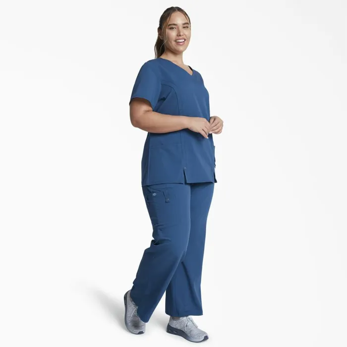 Dickies Scrubs Women039s Xtreme Stretch VNeck Scrub Top Caribbean Blue Caribbean Blue crb 8211 Women Dickies Scrubs Women039s Xtreme Stretch VNeck Scrub Top Caribbean Blue Caribbean Blue crb 8211 Women