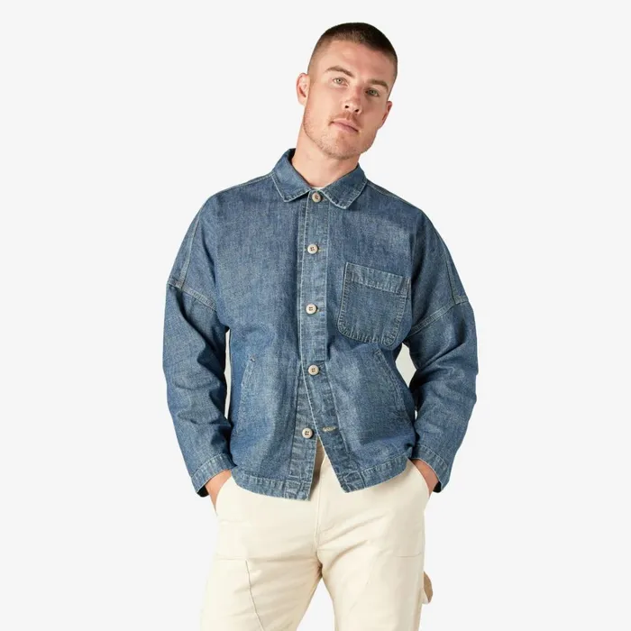 Dickies Shirt Jackets Dickies 1922 Drop Shoulder Shirt Jacket Stonewashed Indigo Blue Stonewashed Indigo Blue snb 8211 Men Dickies Shirt Jackets Dickies 1922 Drop Shoulder Shirt Jacket Stonewashed Indigo Blue Stonewashed Indigo Blue snb 8211 Men