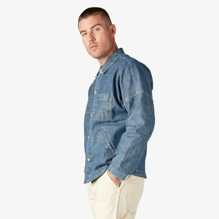 Dickies Shirt Jackets Dickies 1922 Drop Shoulder Shirt Jacket Stonewashed Indigo Blue Stonewashed Indigo Blue snb 8211 Men Dickies Shirt Jackets Dickies 1922 Drop Shoulder Shirt Jacket Stonewashed Indigo Blue Stonewashed Indigo Blue snb 8211 Men