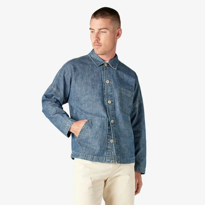 Dickies Shirt Jackets Dickies 1922 Drop Shoulder Shirt Jacket Stonewashed Indigo Blue Stonewashed Indigo Blue snb 8211 Men Dickies Shirt Jackets Dickies 1922 Drop Shoulder Shirt Jacket Stonewashed Indigo Blue Stonewashed Indigo Blue snb 8211 Men