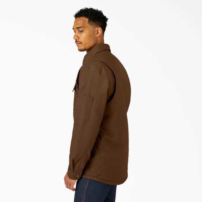 Dickies Shirt Jackets Water Repellent FleeceLined Duck Shirt Jacket Timber Brown Timber Brown tb 8211 Men Dickies Shirt Jackets Water Repellent FleeceLined Duck Shirt Jacket Timber Brown Timber Brown tb 8211 Men