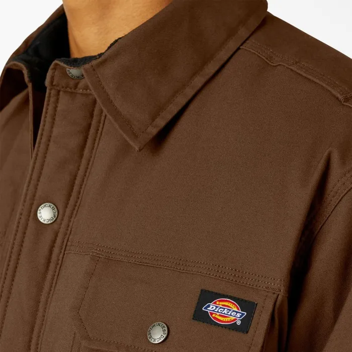 Dickies Shirt Jackets Water Repellent FleeceLined Duck Shirt Jacket Timber Brown Timber Brown tb 8211 Men Dickies Shirt Jackets Water Repellent FleeceLined Duck Shirt Jacket Timber Brown Timber Brown tb 8211 Men