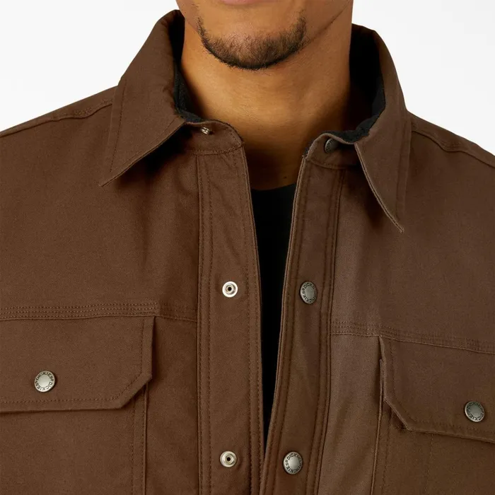 Dickies Shirt Jackets Water Repellent FleeceLined Duck Shirt Jacket Timber Brown Timber Brown tb 8211 Men Dickies Shirt Jackets Water Repellent FleeceLined Duck Shirt Jacket Timber Brown Timber Brown tb 8211 Men