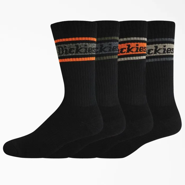 Dickies Socks Rugby Stripe Socks Size 612 4Pack Black Stripe Black Stripe bks 8211 MenWomen Dickies Socks Rugby Stripe Socks Size 612 4Pack Black Stripe Black Stripe bks 8211 MenWomen