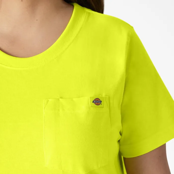 Dickies TShirts Women039s Plus Heavyweight Short Sleeve Pocket TShirt Bright Yellow Bright Yellow bwd 8211 Women Dickies TShirts Women039s Plus Heavyweight Short Sleeve Pocket TShirt Bright Yellow Bright Yellow bwd 8211 Women