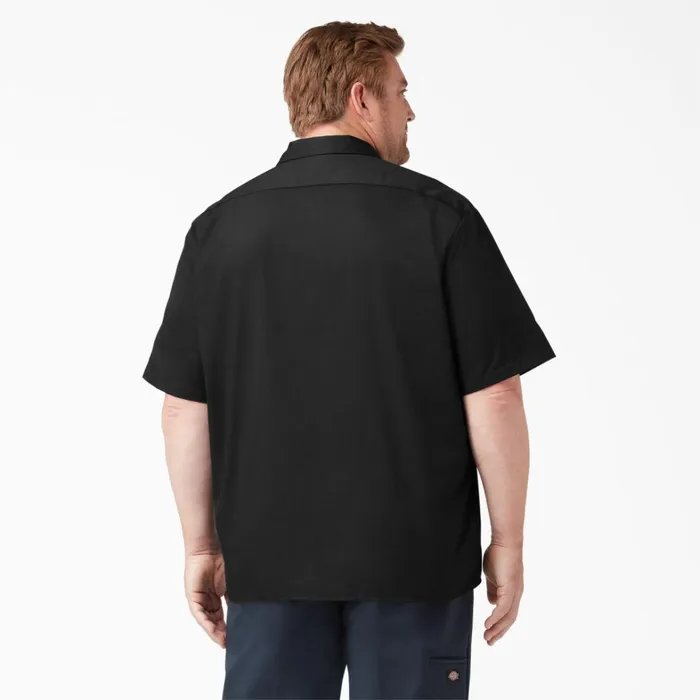 Dickies Work Shirts Short Sleeve Work Shirt Black Black bk 8211 Men Dickies Work Shirts Short Sleeve Work Shirt Black Black bk 8211 Men