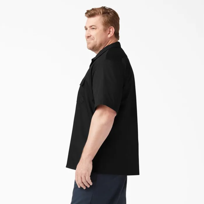 Dickies Work Shirts Short Sleeve Work Shirt Black Black bk 8211 Men Dickies Work Shirts Short Sleeve Work Shirt Black Black bk 8211 Men