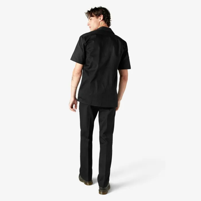 Dickies Work Shirts Short Sleeve Work Shirt Black Black bk 8211 Men Dickies Work Shirts Short Sleeve Work Shirt Black Black bk 8211 Men