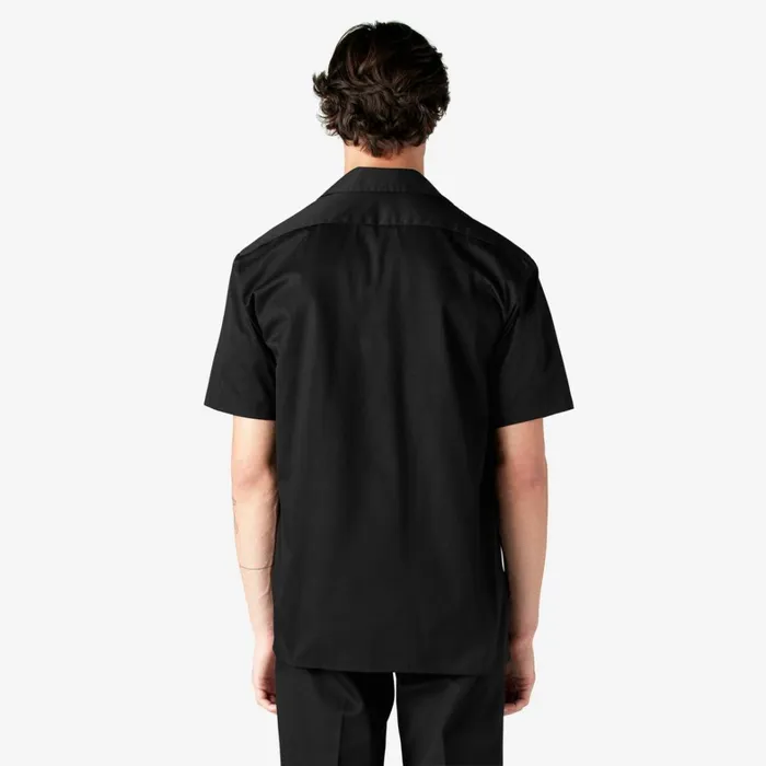 Dickies Work Shirts Short Sleeve Work Shirt Black Black bk 8211 Men Dickies Work Shirts Short Sleeve Work Shirt Black Black bk 8211 Men