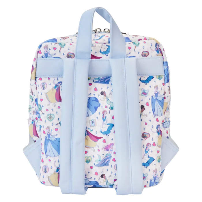 Disney Princess Manga Style AllOver Print Nylon Square Mini Backpack Unisex Loungefly Backpacks Disney Princess Manga Style AllOver Print Nylon Square Mini Backpack Unisex Loungefly Backpacks