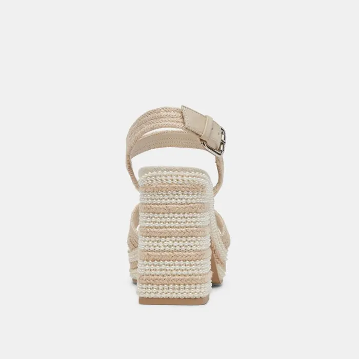 Dolce Vita Anira Pearl Heels Ivory Pearls Women Heels