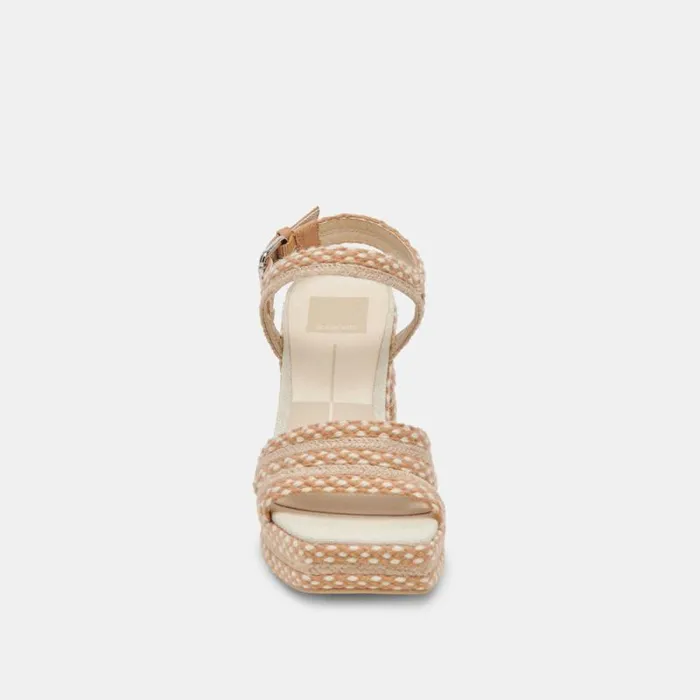 Dolce Vita Arnela Heels Natural Multi Woven Women Heels