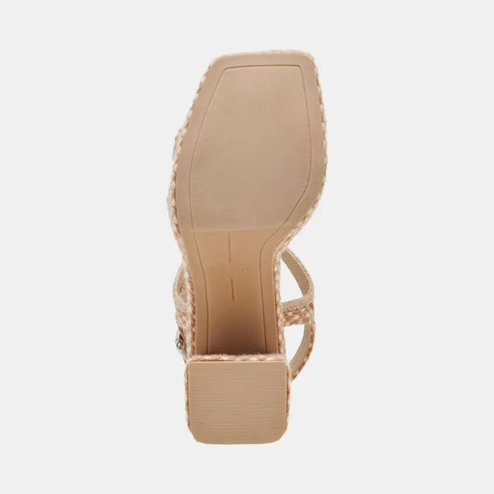 Dolce Vita Arnela Heels Natural Multi Woven Women Heels