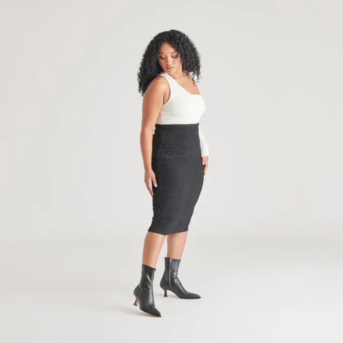 Dolce Vita Arya Wide Calf Boots Black Leather Women Boots and Booties