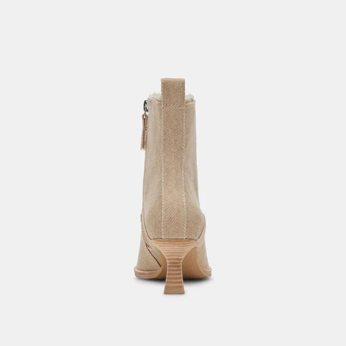 Dolce Vita Austin Boots Sesame Denim Women Boots and Booties