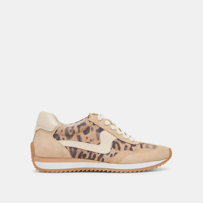 Dolce Vita Bntcd Sneakers Lt Leopard Suede Women Sneakers