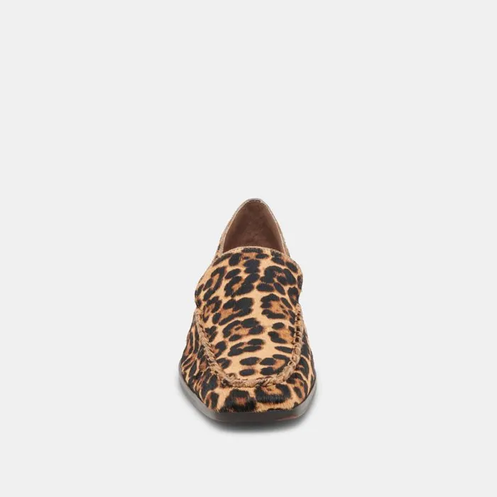 Dolce Vita Beny Flats Dk Leopard Calf Hair Women Flats and Loafers