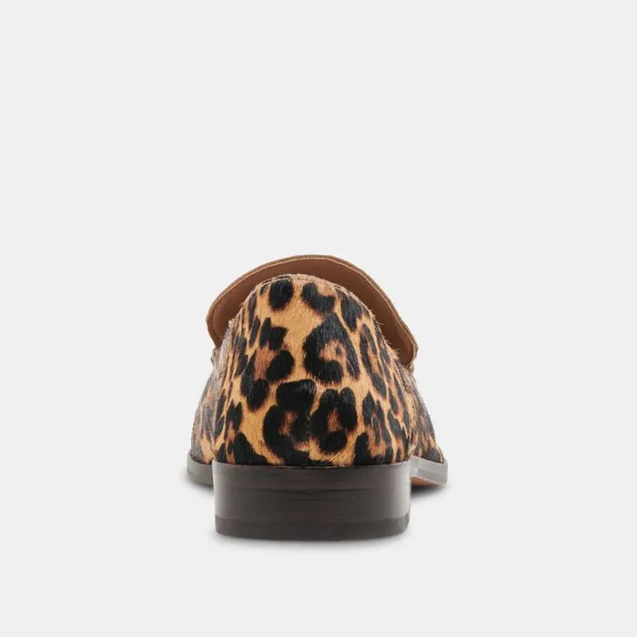 Dolce Vita Beny Flats Dk Leopard Calf Hair Women Flats and Loafers