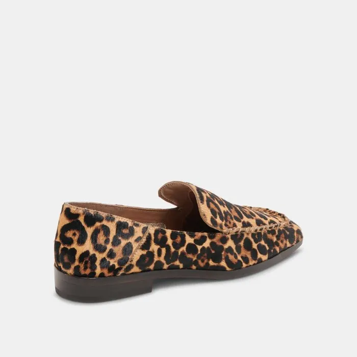 Dolce Vita Beny Flats Dk Leopard Calf Hair Women Flats and Loafers