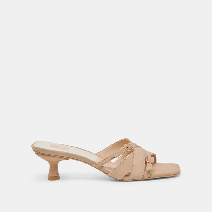 Dolce Vita Bryant Heels Camel Suede Women Heels