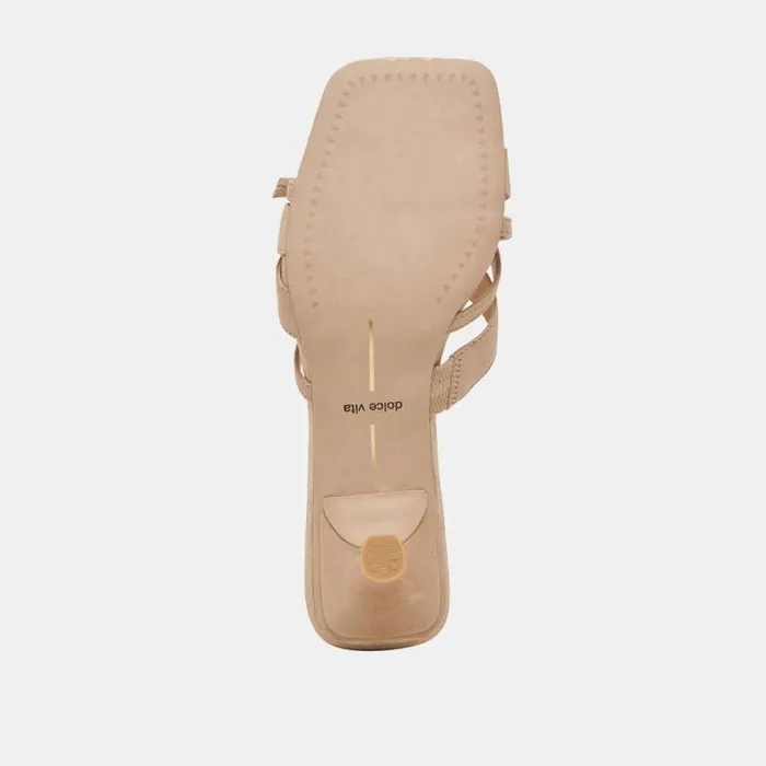 Dolce Vita Bryant Heels Camel Suede Women Heels