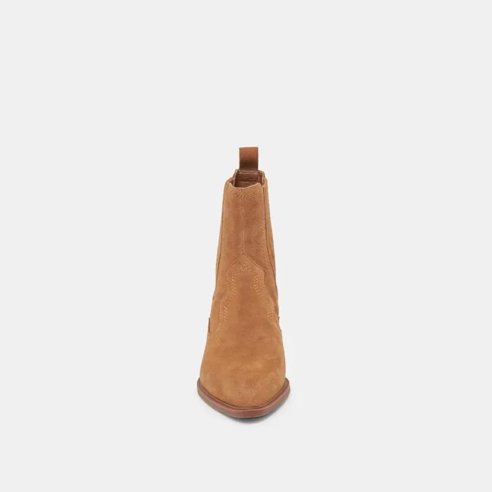 Dolce Vita Brylee H2O Booties Brown Suede Women Boots and Booties