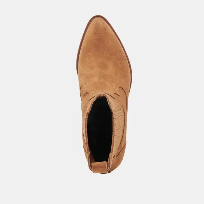 Dolce Vita Brylee H2O Booties Brown Suede Women Boots and Booties