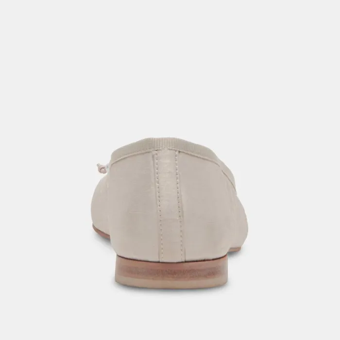 Dolce Vita Cacy Pearl Ballet Flats Vanilla Pearls Women Flats and Loafers