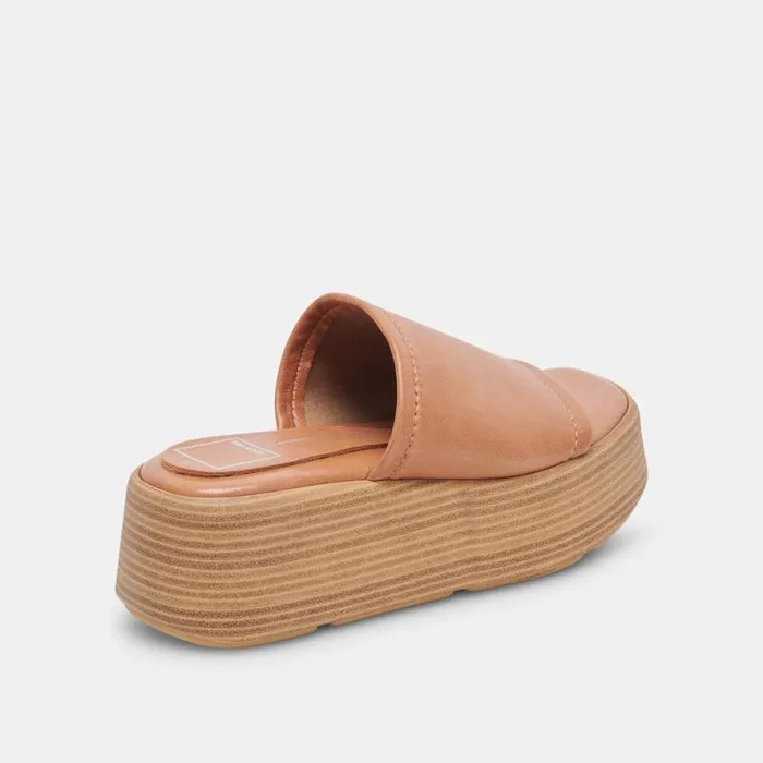 Dolce Vita Canal Sandals Tan Leather Women Sandals