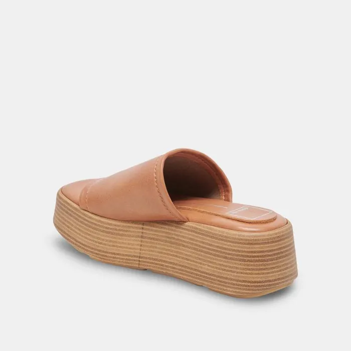 Dolce Vita Canal Sandals Tan Leather Women Sandals
