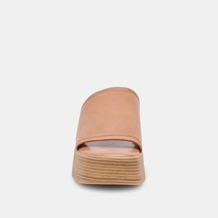 Dolce Vita Canal Sandals Tan Leather Women Sandals